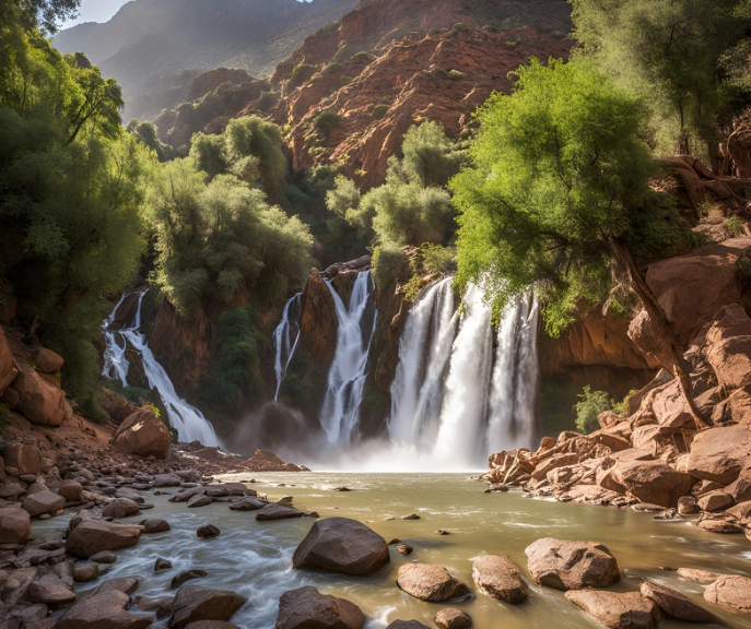 Ourika Waterfalls Morocco